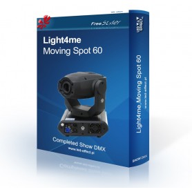 Light4me Moving Spot 60 - SHOW DMX