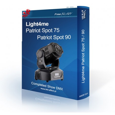 Light4me PATRIOT Spot 75 / 90 - SHOW DMX