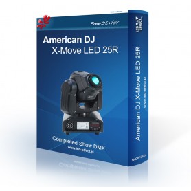 American DJ X-Move Led 25R - SHOW DMX