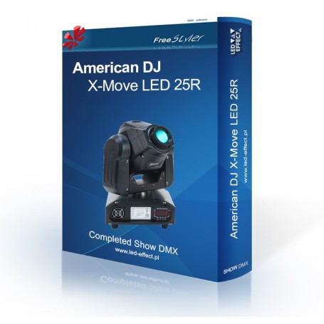 American DJ X-Move Led 25R - SHOW DMX