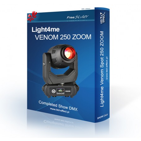 Light4me VENOM Spot 250 ZOOM / Light4me Venom Spot 350- SHOW DMX