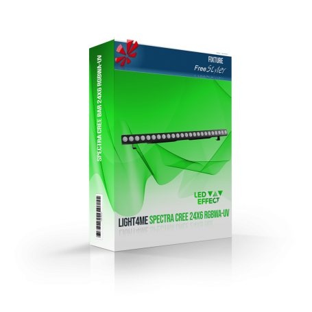 Light4me SPECTRA CREE BAR 24x6W RGBWA-UV